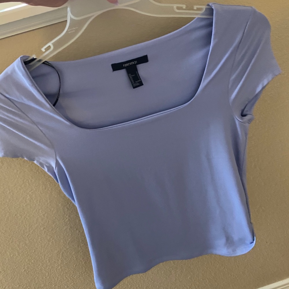 Square neck top